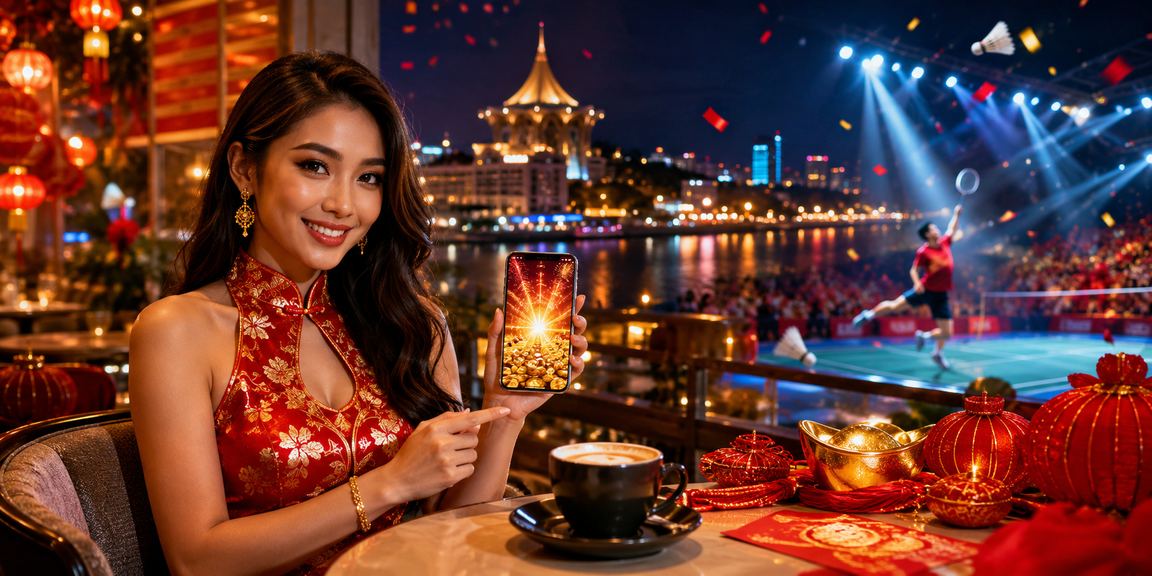 A Kuching user accesses the 8fafafa esports and casino platform via mobile phone