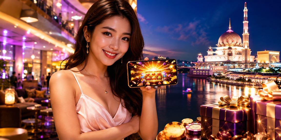 Pemain Putrajaya bermain slot game di platform 8fafafa melalui telefon pintar